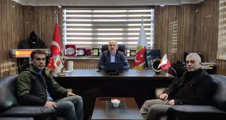Başkan Adayı Yunus Çil'den Bayburt Gazeteciler Cemiyeti'ne ziyaret