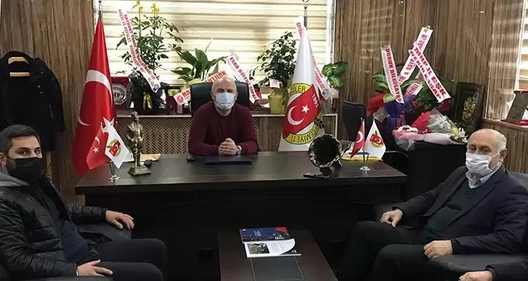 Başkan Polat'tan Gazeteciler Cemiyetine ziyaret